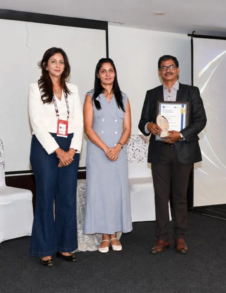 SmartVakheel.AI team receiving the Legal Innovation of the Year award and Certificate of Excellence at Bespoke Global Legal Summit 2026